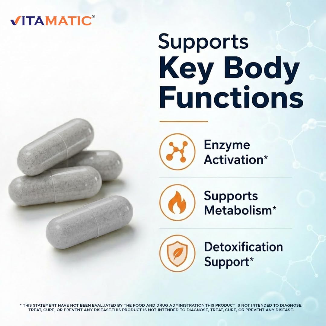 Vitamatic Molybdène Chélaté 500 mcg vue de côté