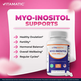 Vitamatic Myo-Inositol 2000 mg information nutritionnelle