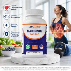 Vitamatic Naringin 500 mg gélules végétales ambiance naturelle