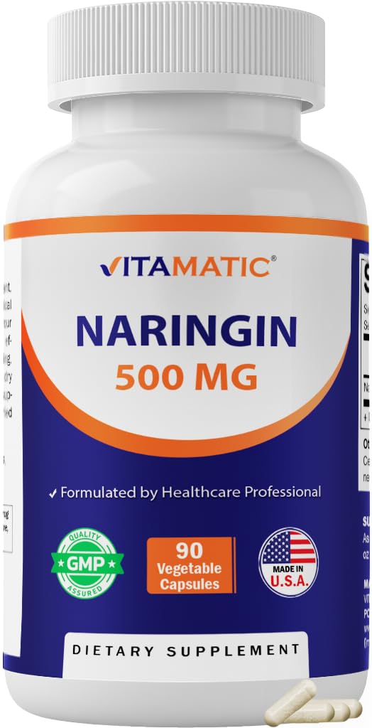 Vitamatic Naringin 500 mg gélules végétales vue de face