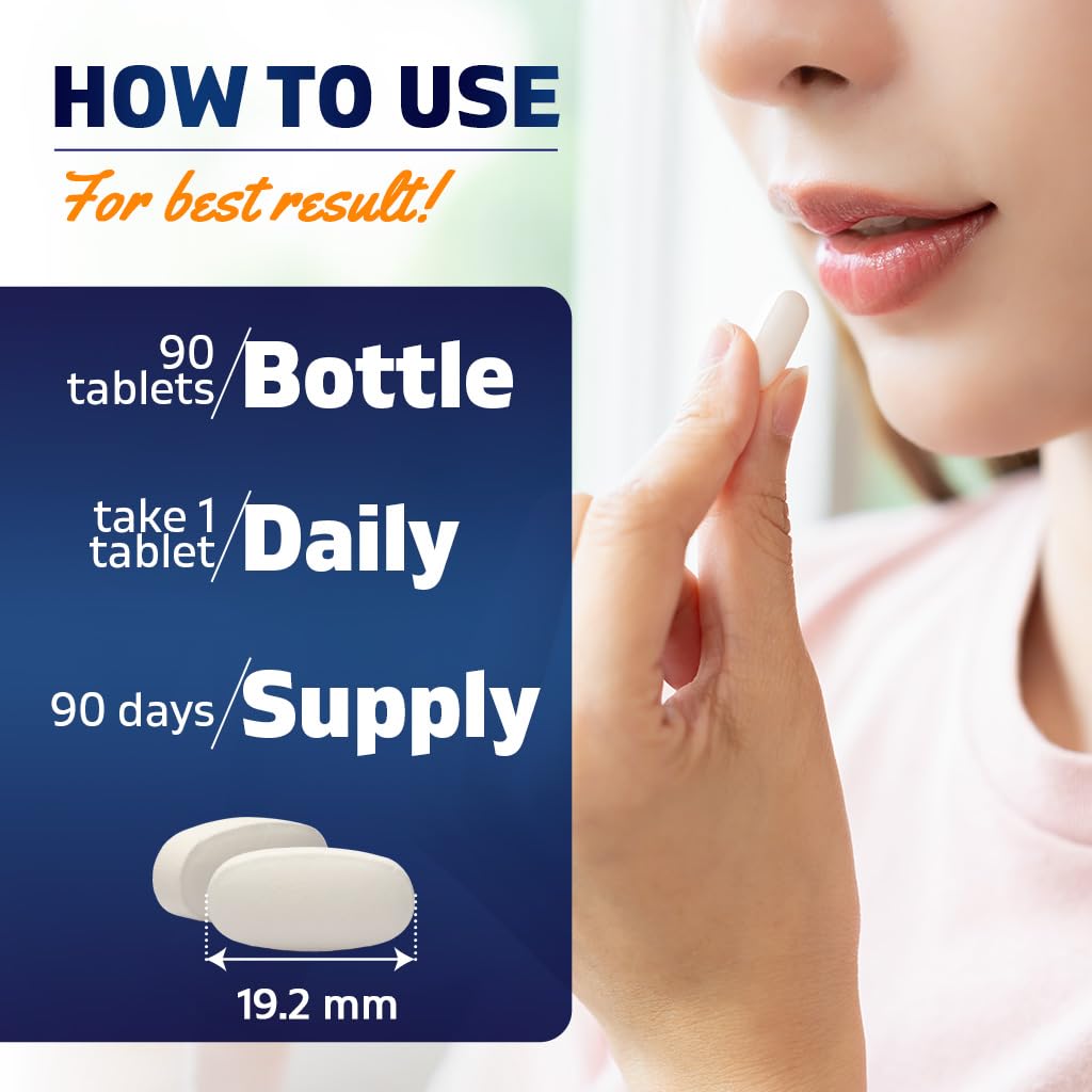 Vitamatic Niacinamide 1000 mg comprimés sur une surface blanche