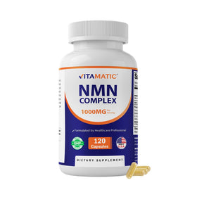 Vitamatic NMN Complex 1000 mg capsules végétales devant l'emballage