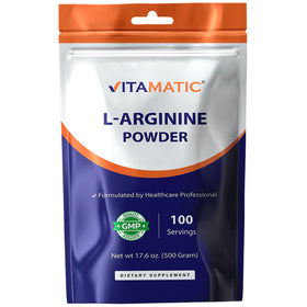 Vitamatic Poudre d'Arginine L Pure 500 g vue avant
