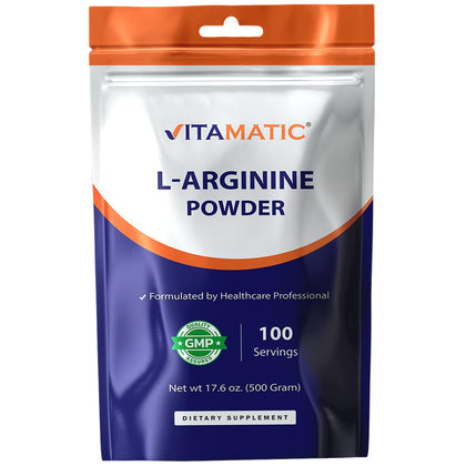 Vitamatic Poudre d'Arginine L Pure 500 g vue avant