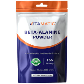 Vitamatic Poudre de Beta-Alanine 500 g vue de face