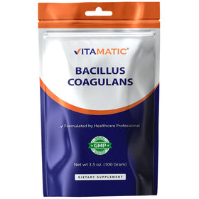 Vitamatic Poudre Probiotique Bacillus Coagulans 100g vue avant