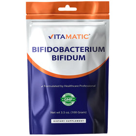 Vitamatic Poudre Probiotique Bifidobacterium Bifidum 100g vue de face