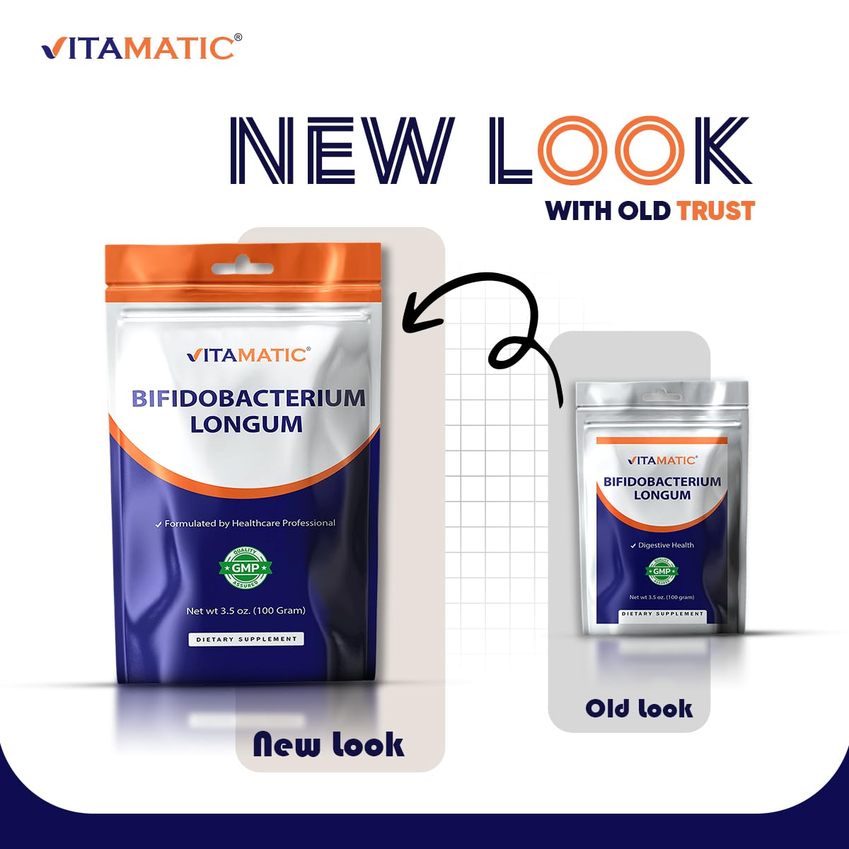 Vitamatic Poudre Probiotique Bifidobacterium Longum 100g, utilisation avec un yaourt