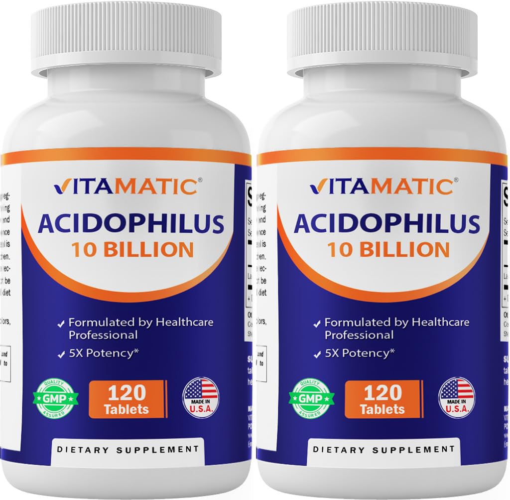 Vitamatic Probiotique 10 milliards CFU 240 comprimés vue avant