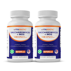 Vitamatic Probiotique Saccharomyces Boulardii 300 mg 60 capsules vue avant