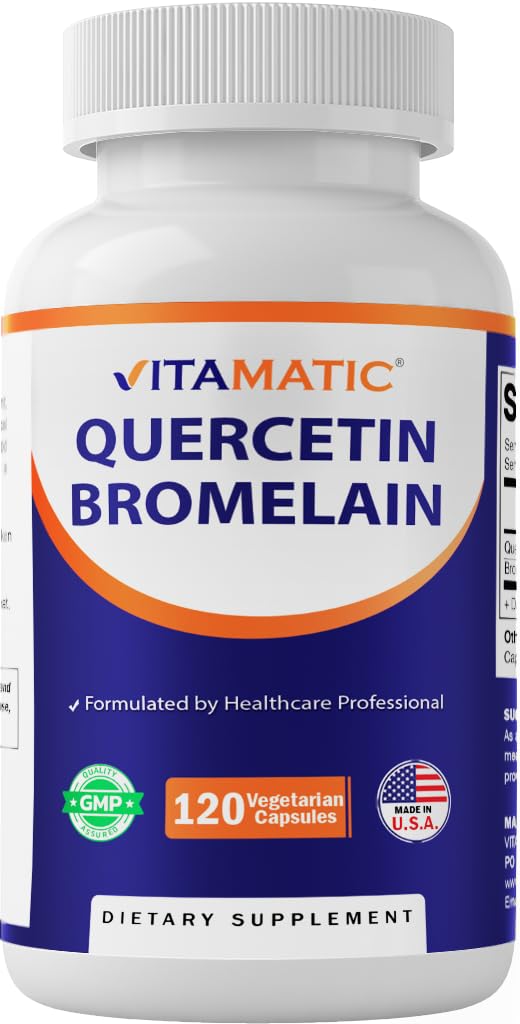 Vitamatic Quercétine 800 mg 120 capsules végétariennes vue de face