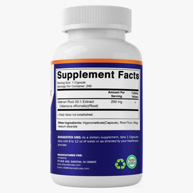 Vitamatic Racine de Valériane 240 capsules - profil du produit