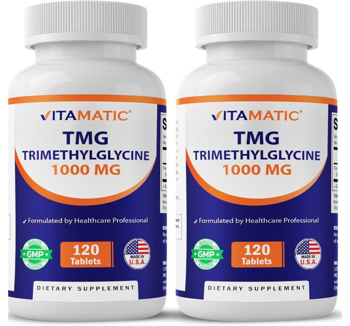 Vitamatic TMG 1000mg Compléments Alimentaires, vue de face