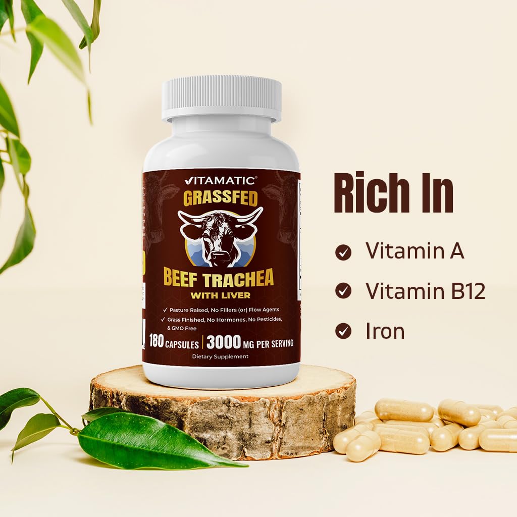 Vitamatic Tranchée de Boeuf avec Foie 180 Capsules ouvertes