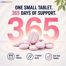 Vitamatic Vitamine B12 1000 mcg comprimés, affichage du goût de baies naturelles