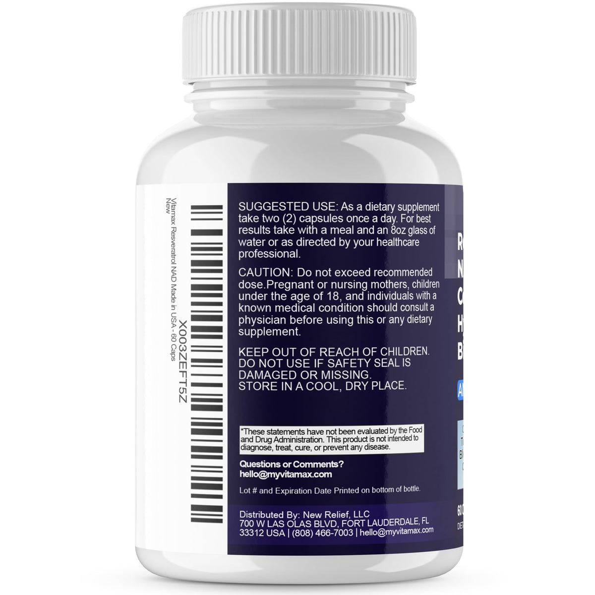 Vitamax Age Smart, boîtes alignées sur une étagère
