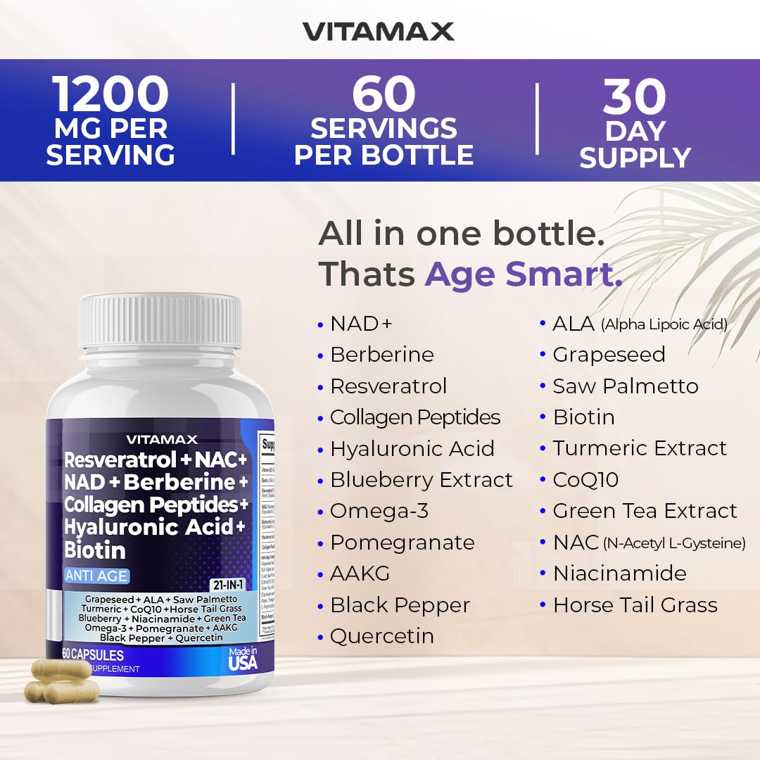 Vitamax capsules de collagène, prise en main sur fond blanc