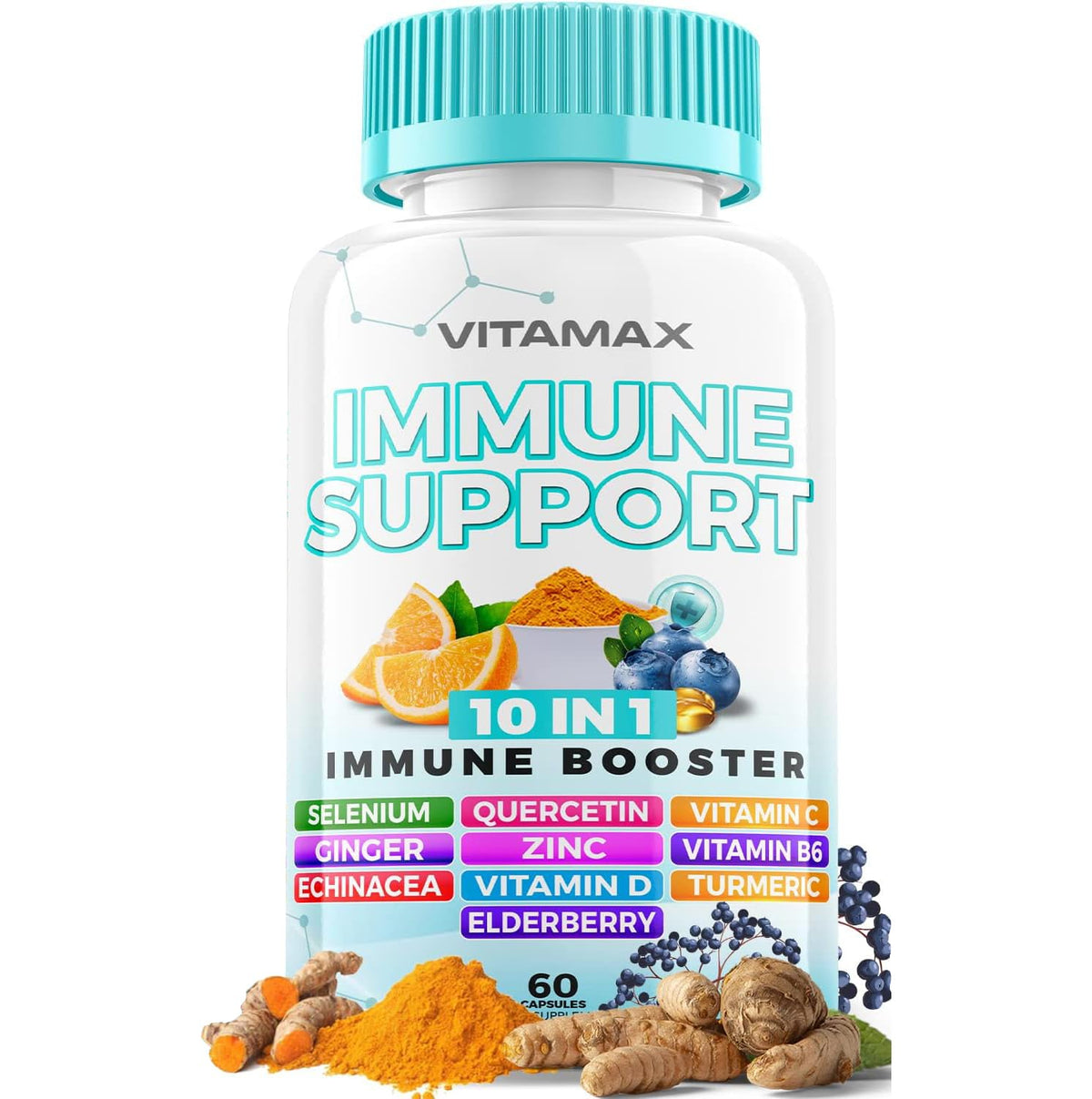 Vitamax Complément Alimentaire 10 en 1 flacon avant
