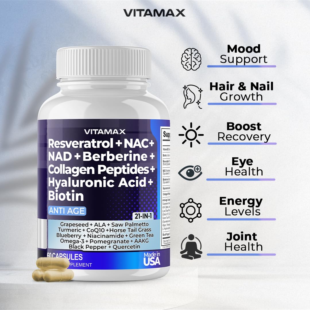 Vitamax complément alimentaire, capsules ouvertes montrant la taille