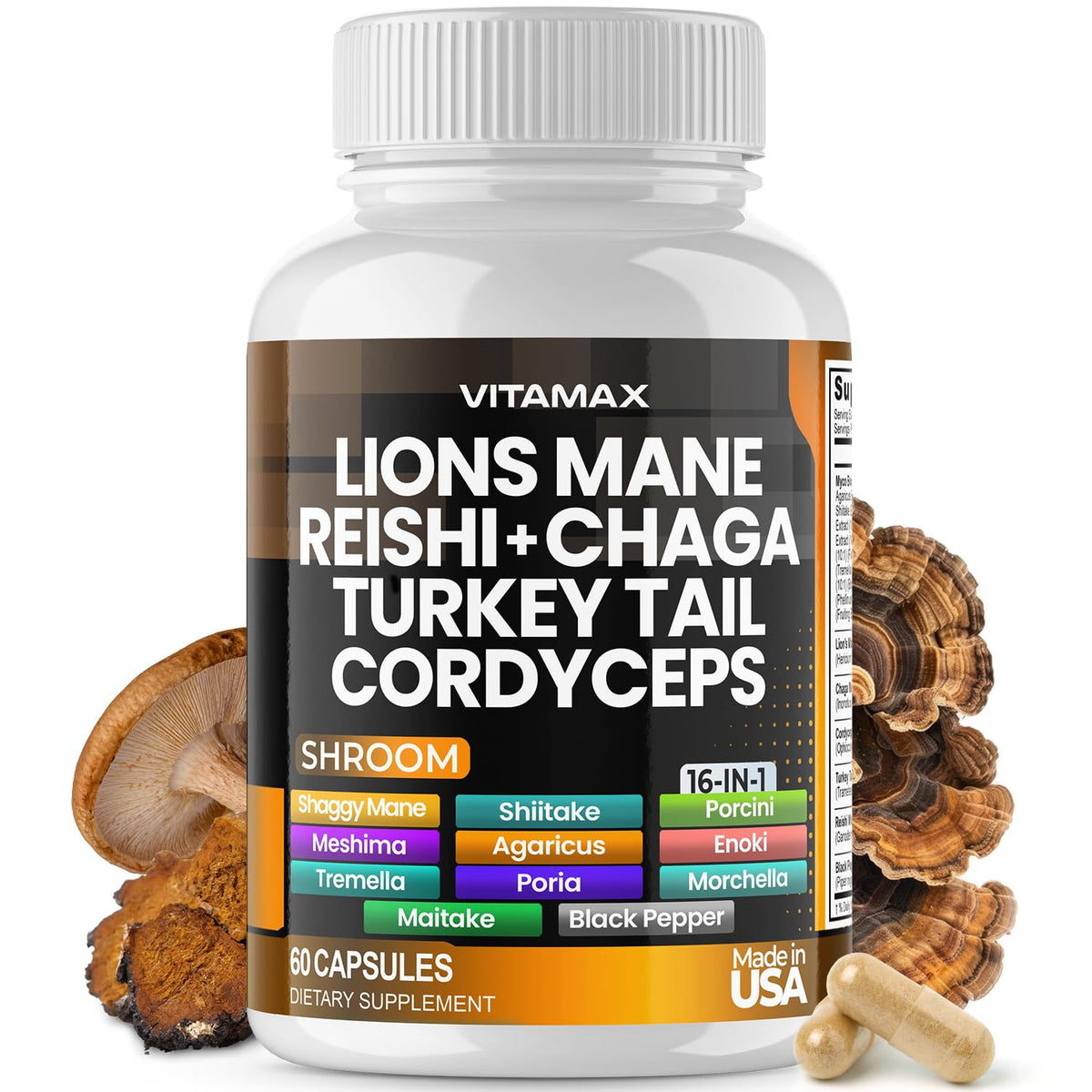 Vitamax MycoBoost ingrédients naturels