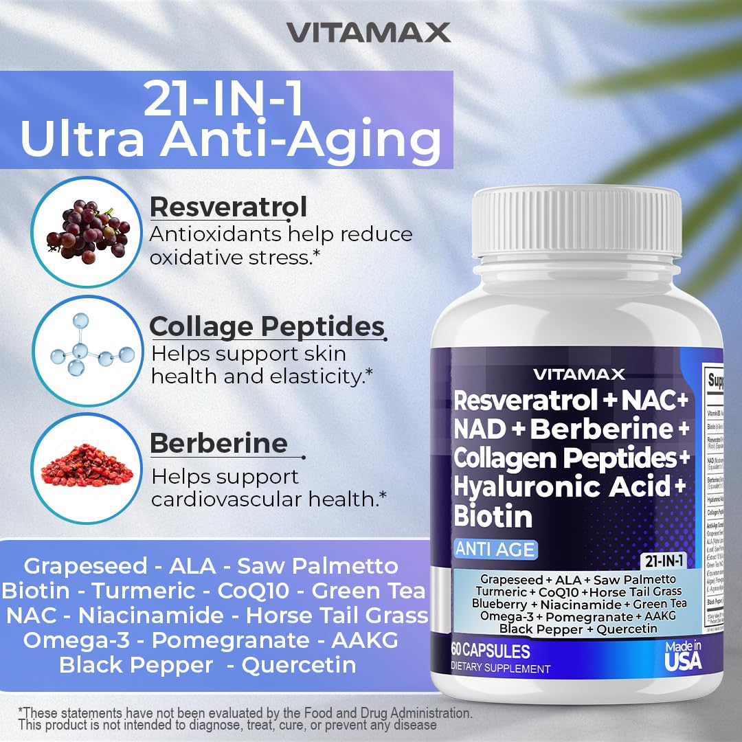 Vitamax produit sur fond naturel avec des baies