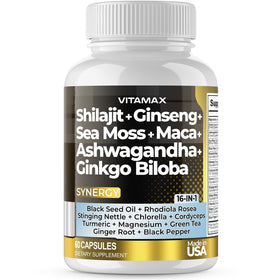 Vitamax Shilajit Pur 59g vue avant du flacon