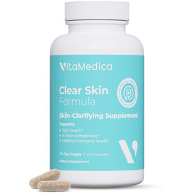 VitaMedica Clear Skin Vitamin Formula 60 Ct flacon avant