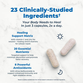 VitaMedica Clinical Support étiquette avec ingrédients et dosage