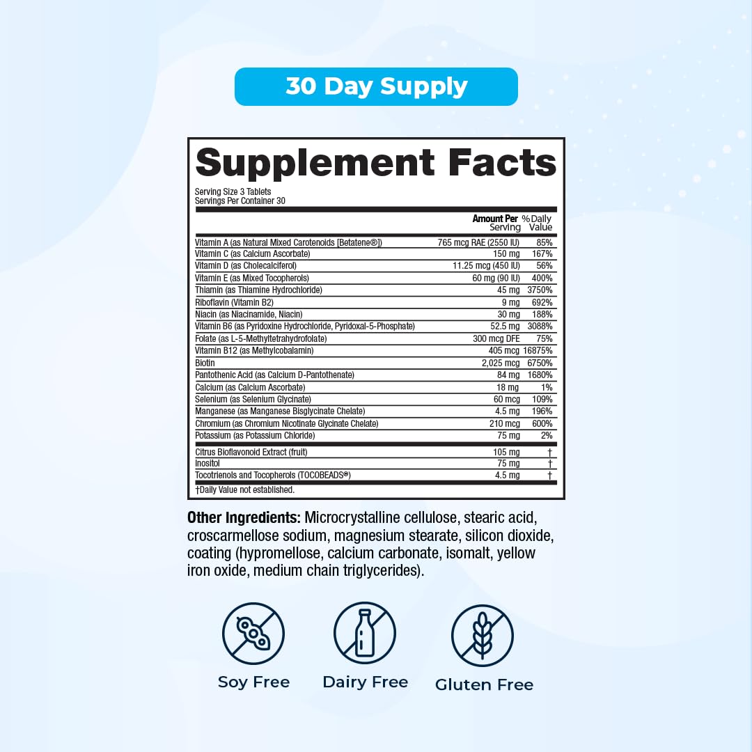 VitaMedica Énergie Support Multivitamine avec comprimés en gros plan