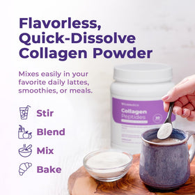 VitaMedica Poudre de Peptides de Collagène dans un bol