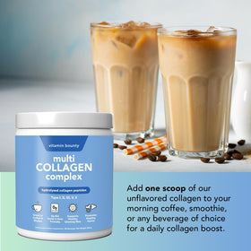 Vitamin Bounty Multi Collagen Complex serving suggestion