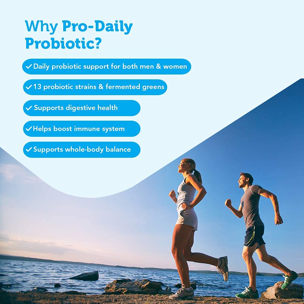 Vitamin Bounty Pro-Daily Probiotique 5 Milliards CFU avec des ingrédients visibles