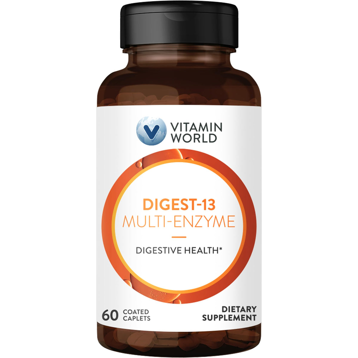 Vitamin World daily-13 Multi-Enzyme 1010mg caplets front view