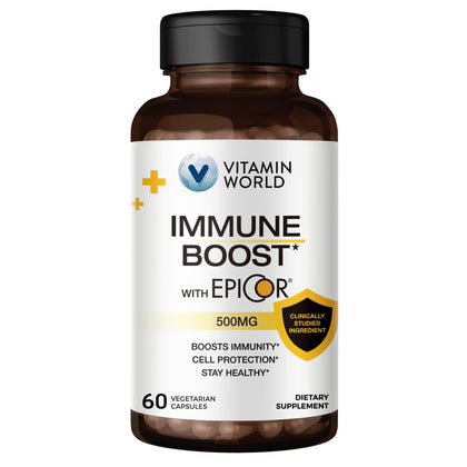 Vitamin World EpiCor 500 mg 60 capsules végétariennes - vue avant