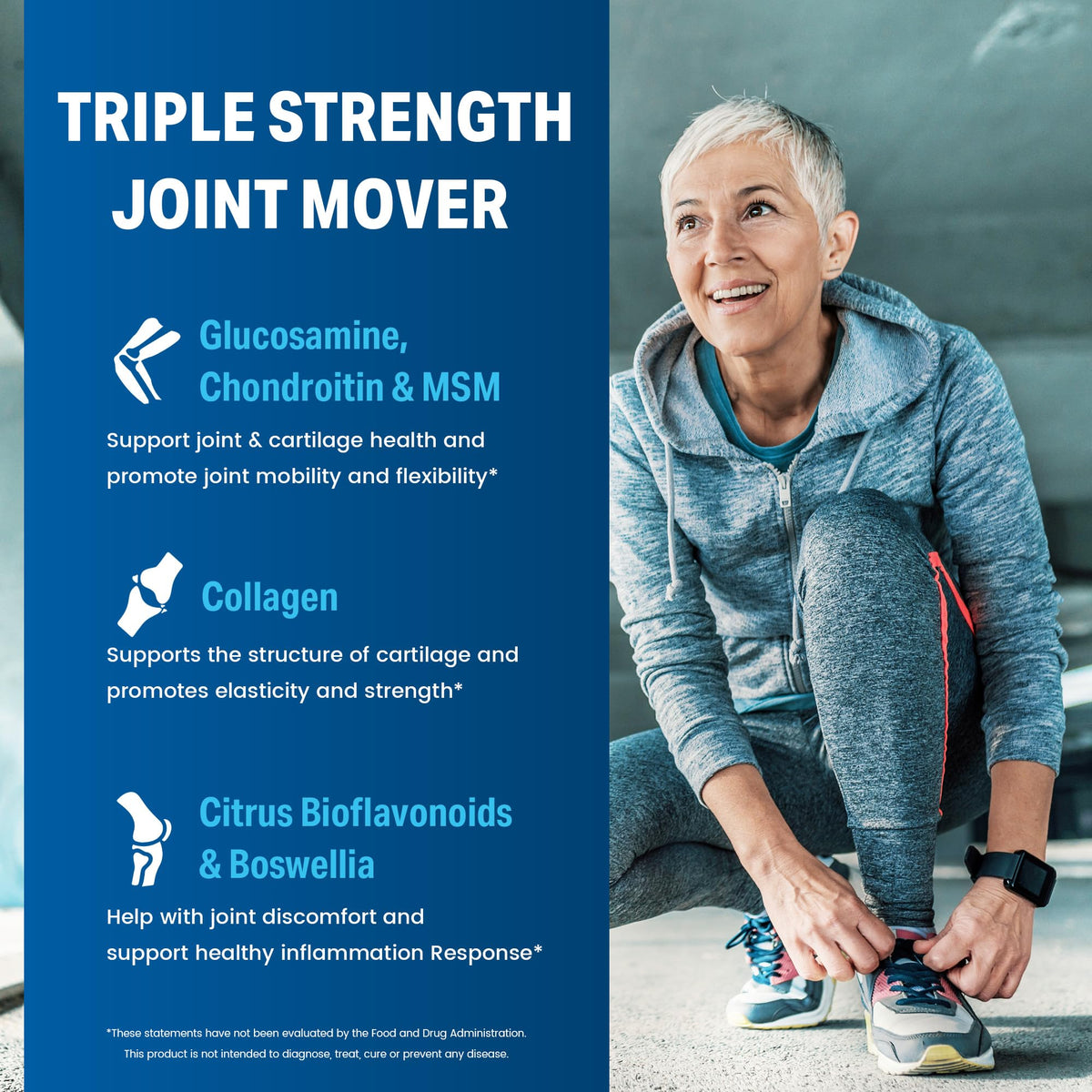 Vitamin World Joint Mover avec étiquette visible