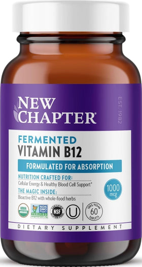 Vitamine B12 New Chapter 1 000 mcg boîte avant