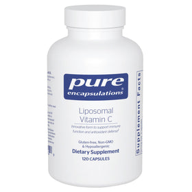 Vitamine C Liposomale Pure Encapsulations 120 capsules vue de face