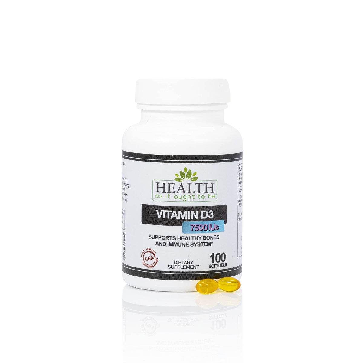 Vitamine D3 188mcg Health As It Ought To Be gélules avant