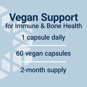 Vitamine D3 Vegan Life Extension, vue de dessus du flacon
