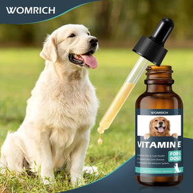 Vitamine E pour Chiens WOMRICH en utilisation quotidienne