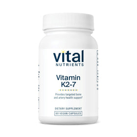 Vitamine K2-7 Vital Nutrients 60 capsules vue de face