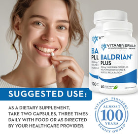 Vitaminerals Baldrian® Plus extrait de valériane 350mg emballage