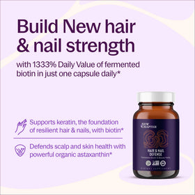 Vitamines Cheveux Peau Ongles New Chapter 30 capsules arrière