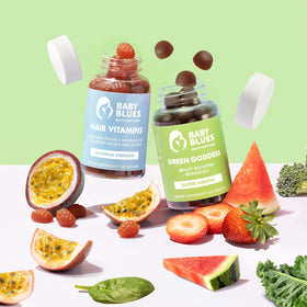 Vitamines pour cheveux Baby Blues avec biotine et collagène