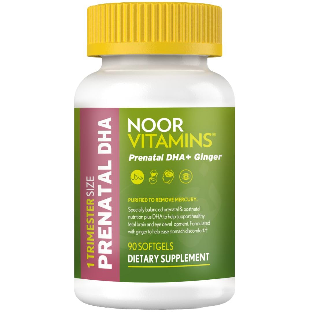 Vitamines prénatales Noor 90 softgels vue avant