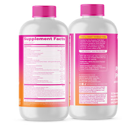 Vitamines prénatales Pink Stork, présentation sur une table