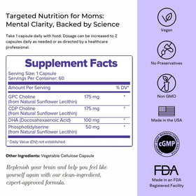 VitaminIQ Mommy Brain capsules dans un cadre naturel