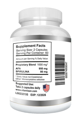 VITAMISAN AFA Spiruline vue de côté