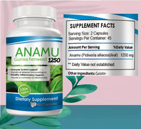 VITAMISAN Anamu 1250 mg 90 Capsules côté