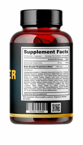 VITAMISAN Brain support 38 Factor 90 capsules vue arrière